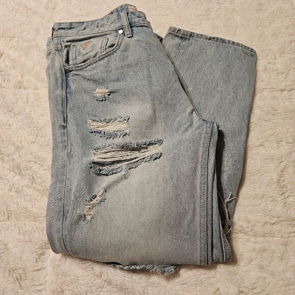 Guess relaxed crop distressed pants - Picture 7 of 8